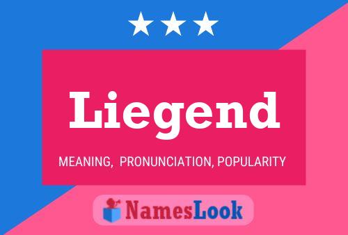 Liegend Name Poster