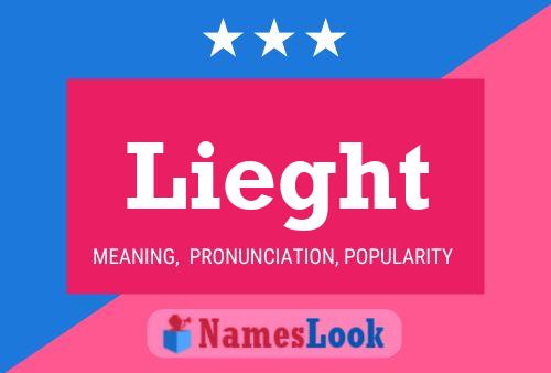 Lieght Name Poster