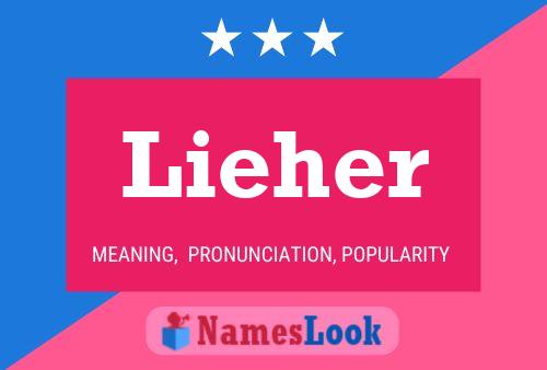 Lieher Name Poster