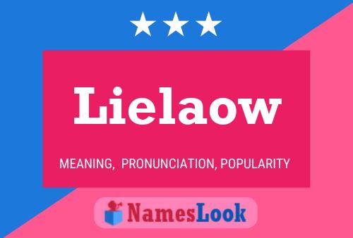 Lielaow Name Poster