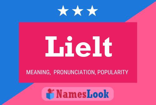 Lielt Name Poster