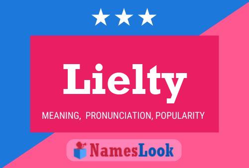 Lielty Name Poster