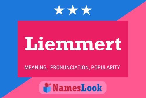 Liemmert Name Poster