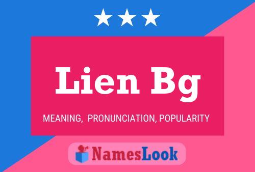 Lien Bg Name Poster