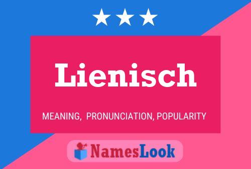 Lienisch Name Poster