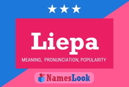 Liepa Name Poster