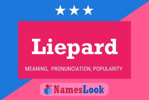 Liepard Name Poster