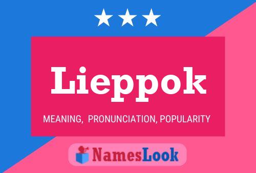 Lieppok Name Poster