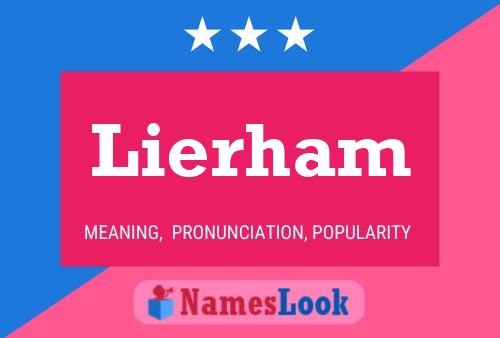 Lierham Name Poster