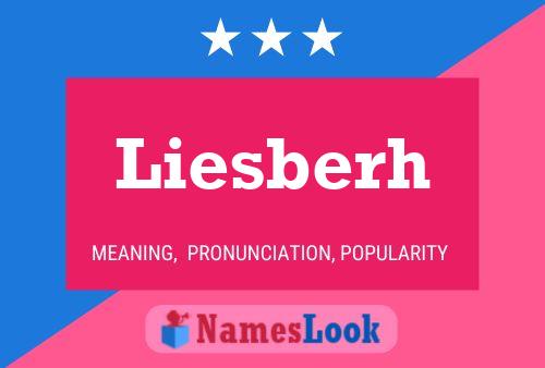 Liesberh Name Poster