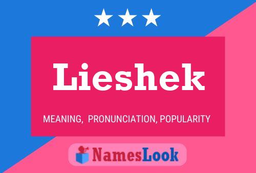 Lieshek Name Poster