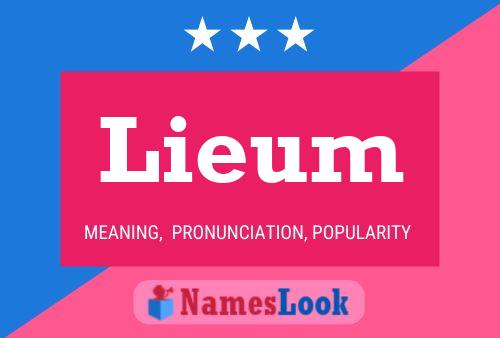 Lieum Name Poster