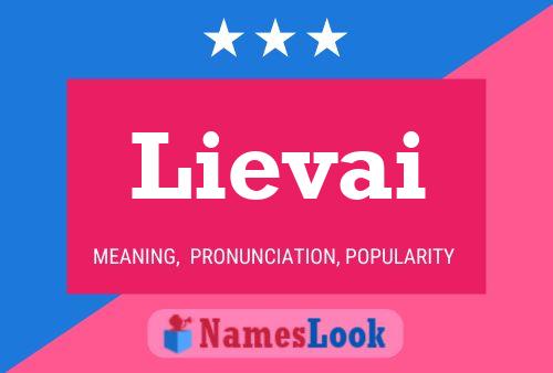 Lievai Name Poster