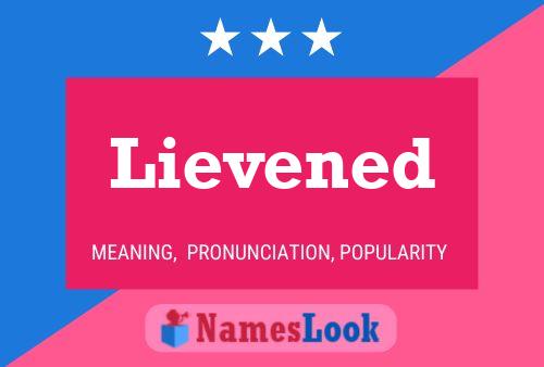 Lievened Name Poster