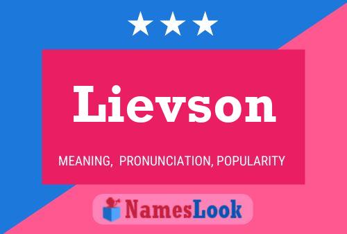 Lievson Name Poster