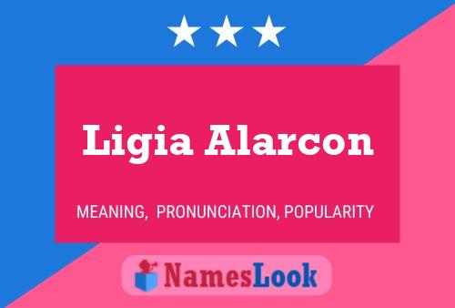 Ligia Alarcon Name Poster