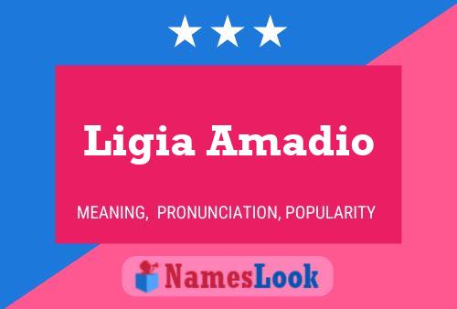 Ligia Amadio Name Poster