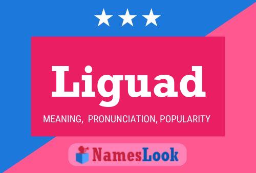 Liguad Name Poster