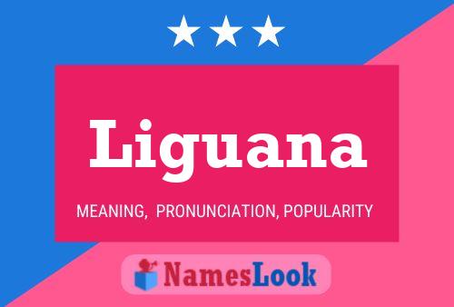 Liguana Name Poster