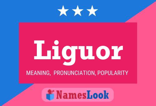 Liguor Name Poster