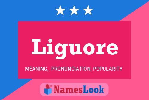 Liguore Name Poster