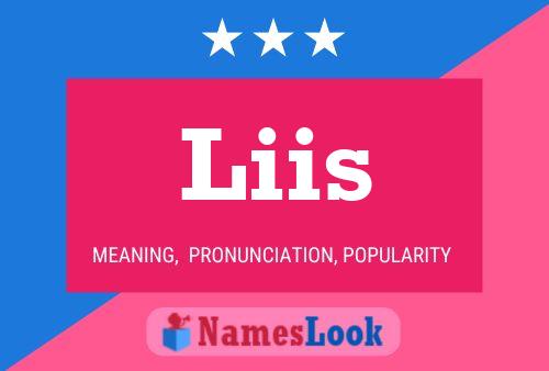 Liis Name Poster