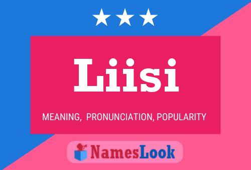 Liisi Name Poster