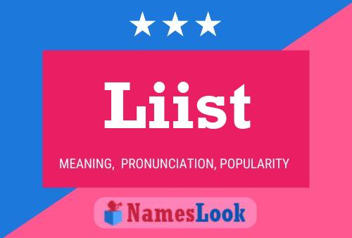 Liist Name Poster