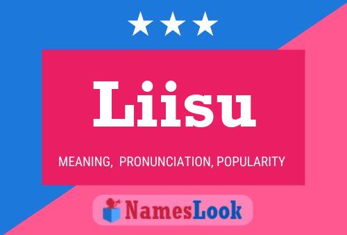 Liisu Name Poster