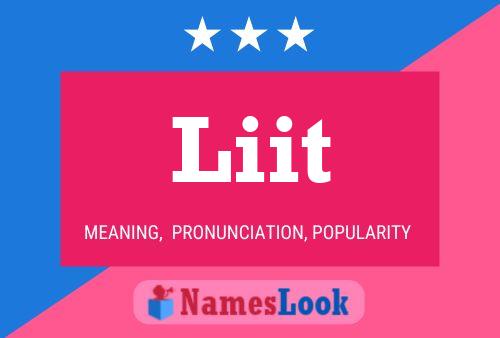 Liit Name Poster