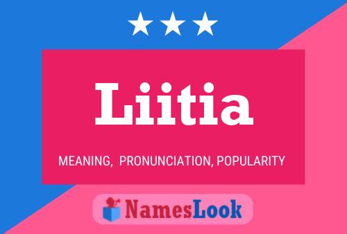 Liitia Name Poster