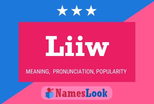 Liiw Name Poster