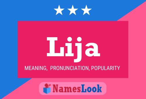 Lija Name Poster