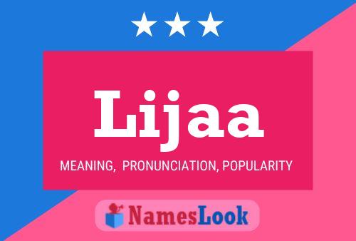 Lijaa Name Poster