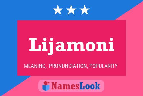 Lijamoni Name Poster