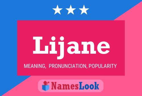 Lijane Name Poster