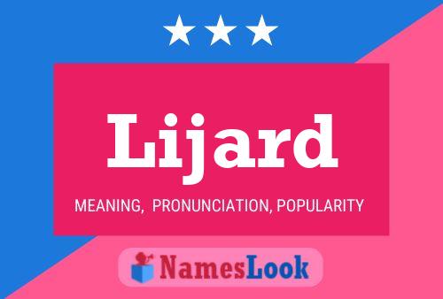 Lijard Name Poster