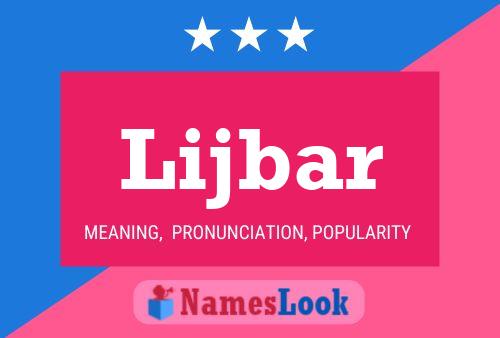 Lijbar Name Poster