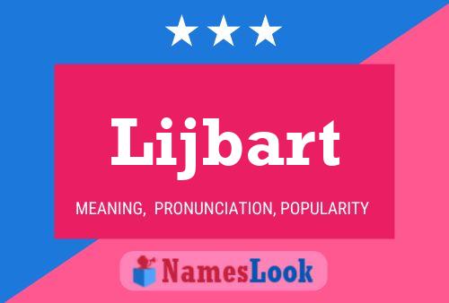 Lijbart Name Poster