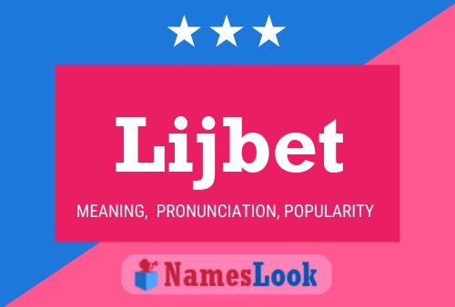 Lijbet Name Poster