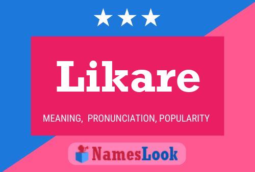 Likare Name Poster