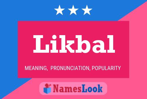 Likbal Name Poster