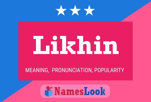 Likhin Name Poster