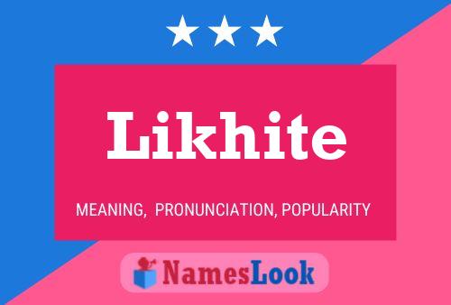 Likhite Name Poster