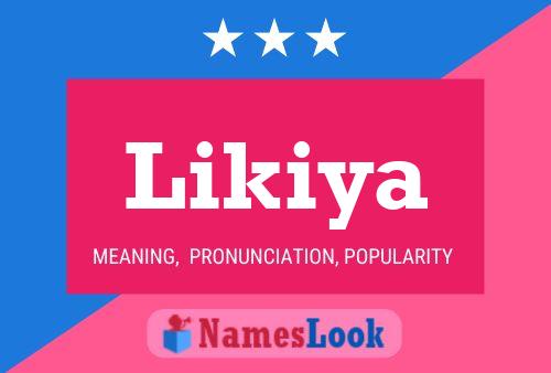 Likiya Name Poster