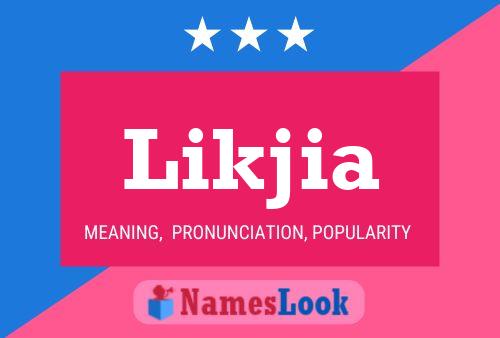 Likjia Name Poster