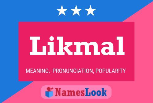 Likmal Name Poster