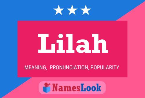 Lilah Name Poster