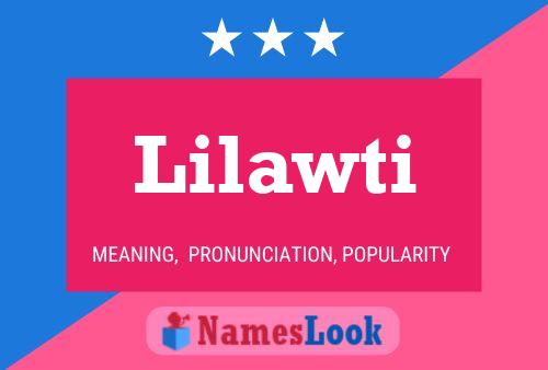 Lilawti Name Poster