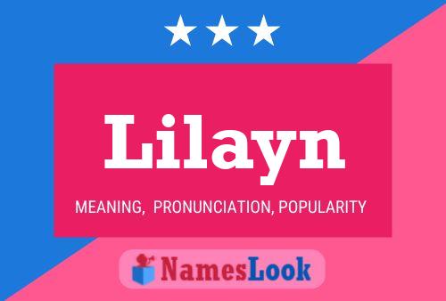 Lilayn Name Poster